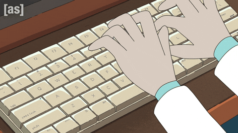 Type Typing GIF by Adult Swim