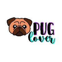 Pug Puglover Sticker