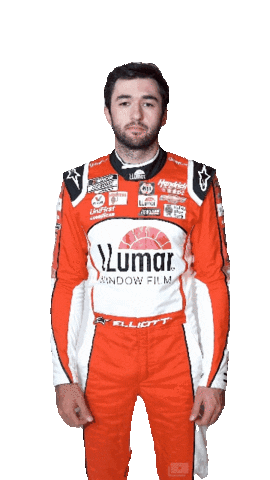 llumar racing nascar thumbs down race day Sticker