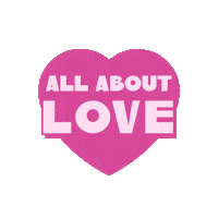 All About Love Valentine Sticker
