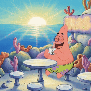 Spongebob Squarepants Coffee GIF by Salih Kizilkaya