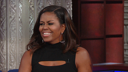 michelle obama yes GIF by thatwasawesome