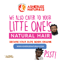 Haircare Natural Hair Sticker by Asherlee Naturals LLC