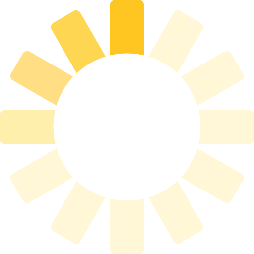 orange loading Sticker