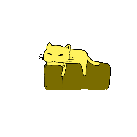 Good Night Cat Sticker by IQBALROS