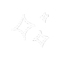Glitter 白 Sticker