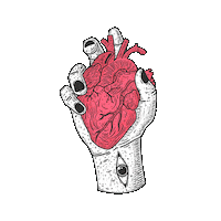 qubensis love art heart amor Sticker