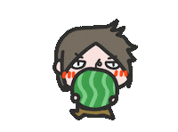 Summer Watermelon Sticker by yomoyeah