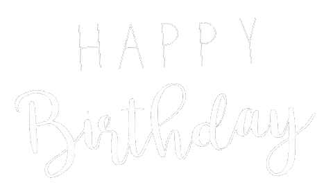 Happy Birthday Party Sticker