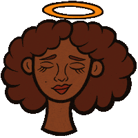 Angel Goddess Sticker by JellaCreative