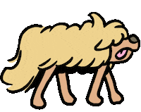 Dog Walking Sticker by Ruppert Tellac