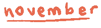 Time November Sticker