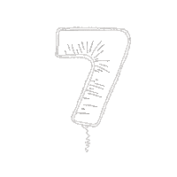 Balloon Number Sticker
