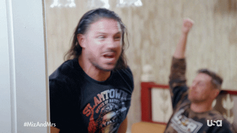 Usa Network Mizandmrs GIF by Miz & Mrs
