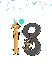 Celebrate Happy Birthday Sticker