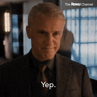 Christoph Waltz GIF by The Roku Channel