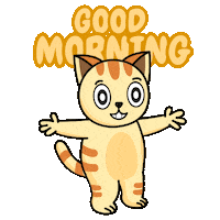 Good Morning Hello Sticker by JPedicini