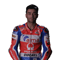 happy danilo petrucci Sticker by MotoGP