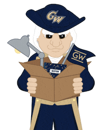 Gw Sticker by George Washington University