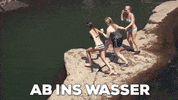 jugendleiter water jump wasser jugend GIF