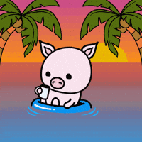 Pig Chilling GIF by Critters Quest