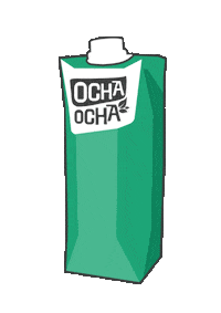 ochaochatee tea kuki packaging tee Sticker