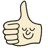 White House Thumbs Up Sticker by No Labels