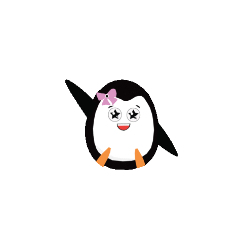 Penguin Hello Sticker