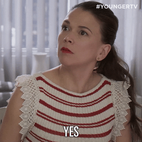 Suttonfoster Yes GIF by YoungerTV