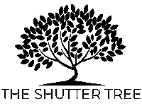 theshuttertree tree tape blinds amaya Sticker