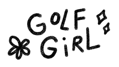 Girl Golf Sticker by Catharina Stewart