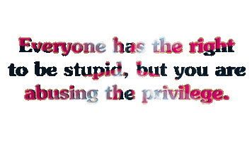 Sarcastic Neon Sticker