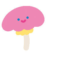 Mushroom Sticker by THE RECORDER FACTORY