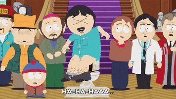 stan marsh laughing GIF by South Park 