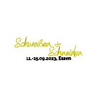 Gelbschwarz Sticker by HBS Bolzenschweiß-Systeme