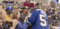 ice hockey blues parade GIF by NHL