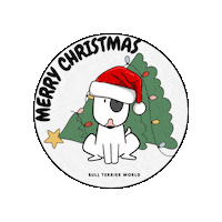 Happy New Year Sticker by Bull Terrier World
