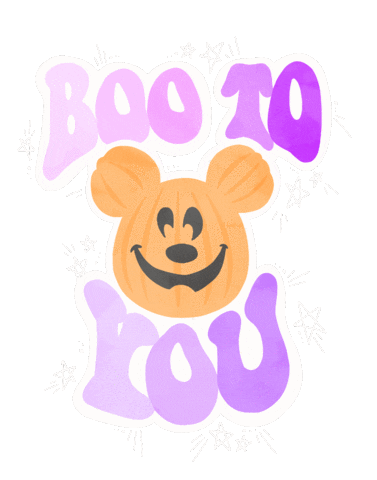 Boo To You Mickey Mouse Sticker by My Oh My Supply Co.