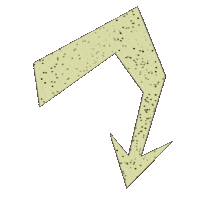 Arrow Tap Here Sticker
