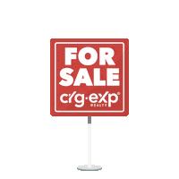 crgexprealty real estate for sale exp realty for sale sign Sticker