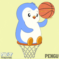 Basketball Penguin GIF by Pudgy Penguins