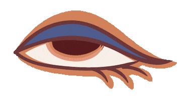 for me eyes Sticker by Entropico