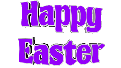 Easter Bunny Love Sticker by OpticalArtInc.