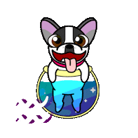 Goat_Animation happy dog yes no Sticker