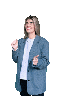 VYZUAL thumbsup blij goed duimen Sticker