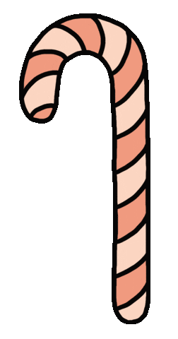 CarlaKamphuis christmas pink candycane apricot Sticker