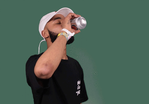 chug party hard GIF by Chaz French