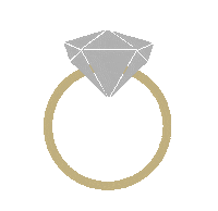 Wedding Diamond Sticker by Luv Bridal