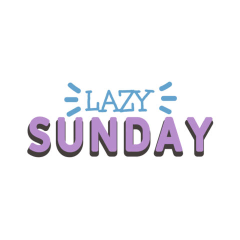 Lazy Sunday Sticker by Beauty by Earth