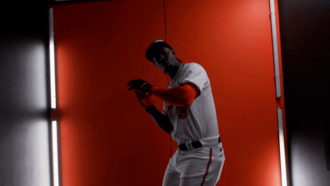 Excited Major League Baseball GIF by Baltimore Orioles